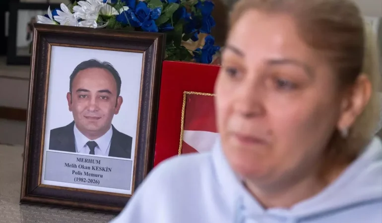 TÜVTÜRK’te öldürülen polisin eşi: İki çocuğum babasız kaldı, benim yarım gitti