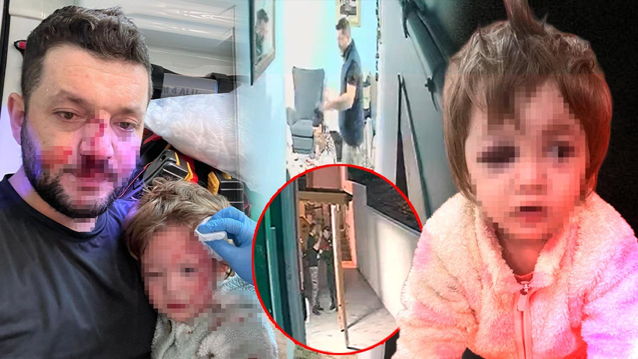 Baba ve 14 Aylık Kızı Öldüresiye Darp Edilmişti… Türkiye’nin Konuştuğu Olayın Dehşet Görüntüleri Ortaya Çıktı