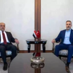 Fidan ve Iraklı Bakan Görüştü