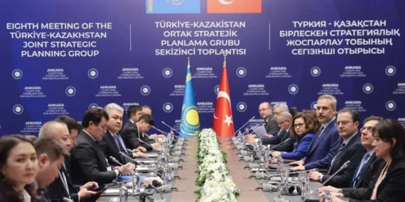 Fidan ve Koşerbayev Ortak Toplantıda Bir Araya Geldi