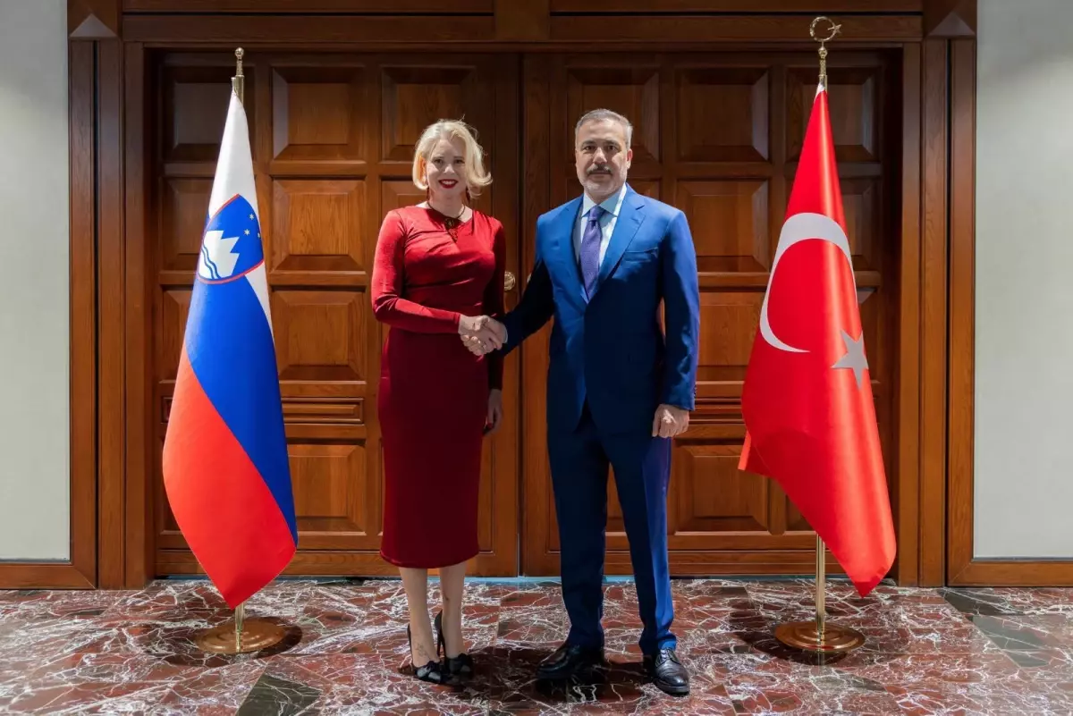 Hakan Fidan, Slovenya Meclis Başkanı ile Görüştü