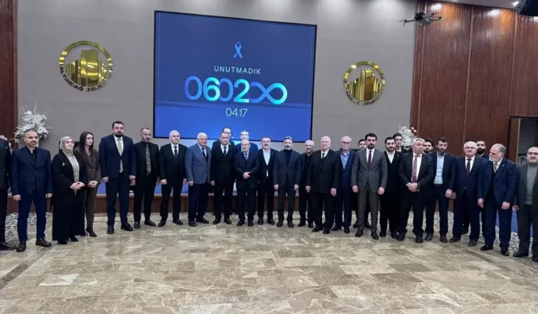Ankara’da Deprem Şehitleri İçin Anma Programı