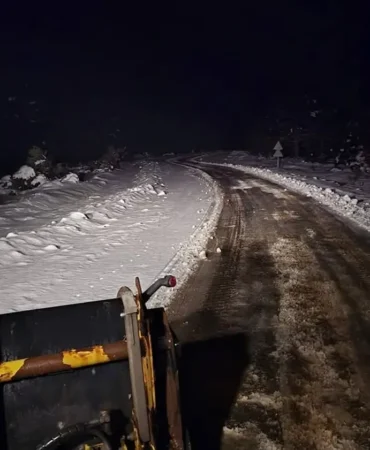 Beypazarı’nda Kar Yağışı Başladı