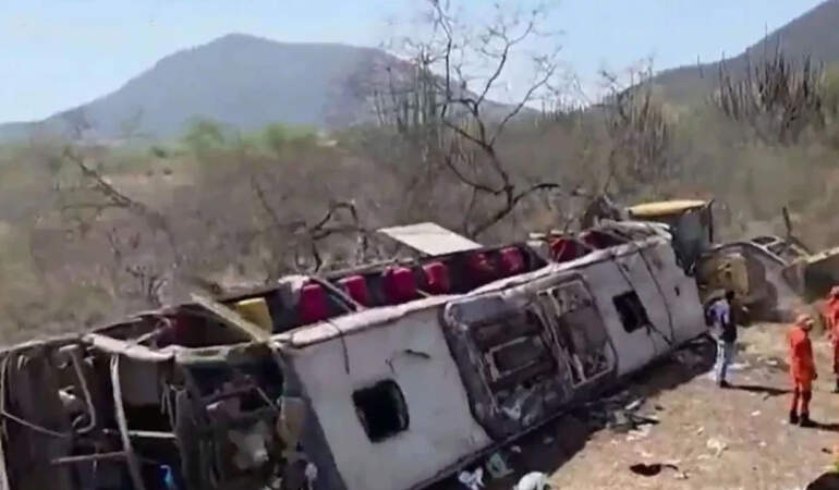 Brezilya’da Otobüs Faciası! 16 Ölü, 44 Yaralı