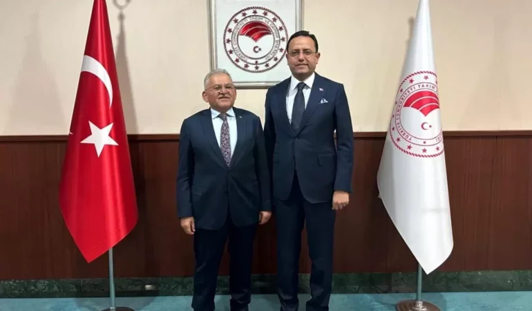 Büyükkılıç’tan ‘yatırım ve proje’ odaklı Ankara temasları
