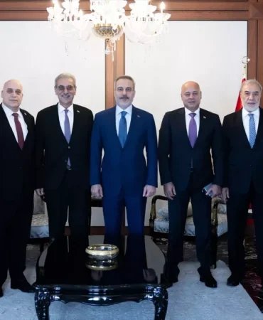 Hakan Fidan, Gazze’den Şaas’ı Ağırladı