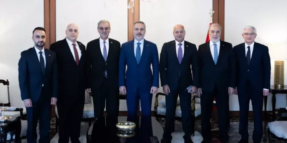 Hakan Fidan, Gazze’den Şaas’ı Ağırladı