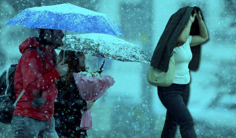 Gök Gürültülü Sağanak ve Kar Geliyor: Meteoroloji Tarih Vererek Uyardı! Kuvvetli Olacak