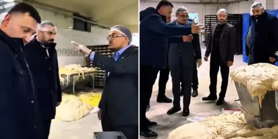 Hamurlar yerlere taştı, işletme sahibinin savunması skandalı ikiye katladı