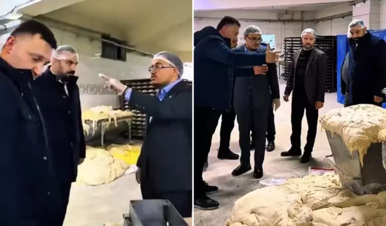 Hamurlar yerlere taştı, işletme sahibinin savunması skandalı ikiye katladı