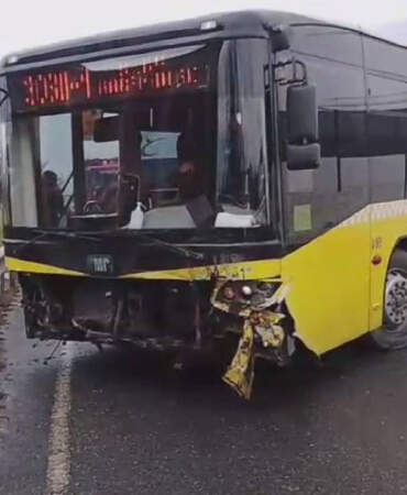 İstanbul Büyükçekmece’de İETT Kazası: Yaralılar Var
