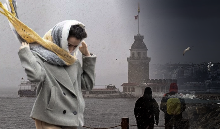 İstanbul’da Kar ve Kuvvetli Rüzgar Alarmı! 15 İlçeye Dikkat