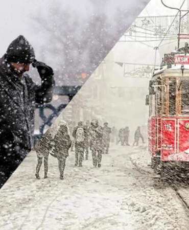 İstanbul’da Kar Yağışı Başladı