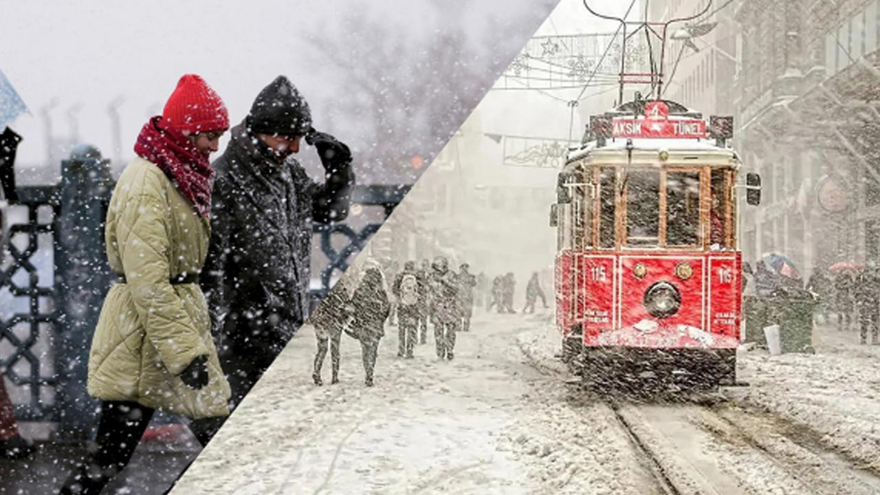 İstanbul’da Kar Yağışı Başladı