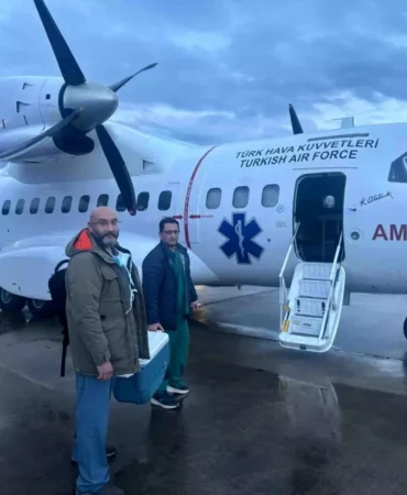 Acil Kalp Grefti Uçakla Taşındı