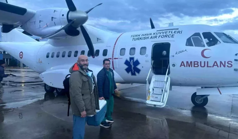 Acil Kalp Grefti Uçakla Taşındı