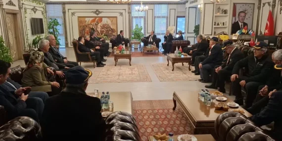 Ataoğlu Beypazarı’nda Gazilere teşekkür etti