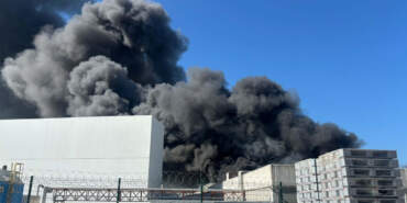 Manisa’da Büyük Fabrika Yangını