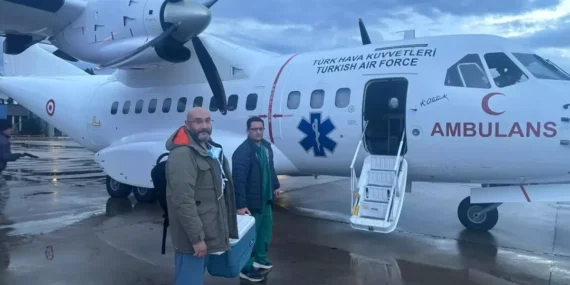 Acil Kalp Grefti Hava Yolu ile Ulaştırıldı