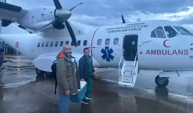 Acil Kalp Grefti Hava Yolu ile Ulaştırıldı