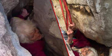 Ölümle Burun Buruna 24 Saat: 80 Yaşındaki Kadın 5 Metrelik Yarıkta Bulundu