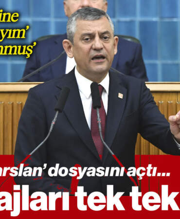 Özgür Özel ‘Mesut Özarslan’ Dosyasını Açtı, WhatsApp Mesajlarını Kürsüden Tek Tek Okudu