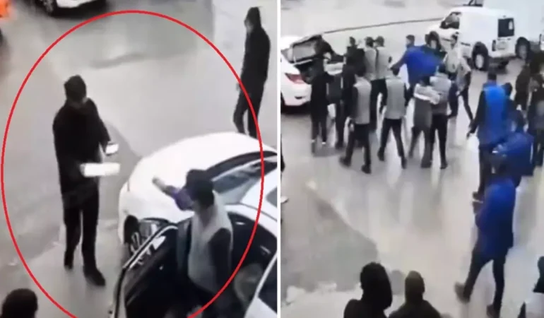 2 kişi tutuklandı! TÜVTÜRK’te polis memurunun dövülerek öldürüldüğü kavganın görüntüleri