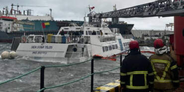 Şiddetli Fırtınada Gemide Mahsur Kaldılar