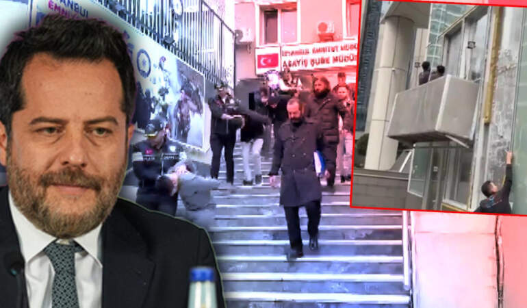 Şişli’de Erden Timur’un Binası Kurşunlanmıştı! 5 Şüpheli Silahlarla Birlikte Yakalandı