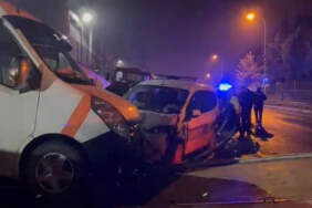 Sultanbeyli’de Trafik Kazası, 2’si Polis 3 Yaralı