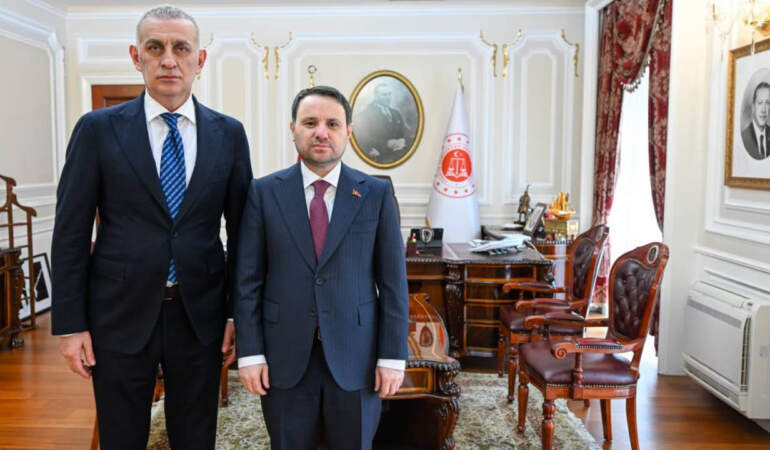 TFF Başkanı Hacıosmanoğlu’ndan Bakan Akın Gürlek’e Ziyaret