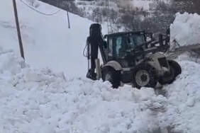 Van’da Kar Temizliği Sırasında Çığ Kabusu! Saniyelerle Kurtuldular