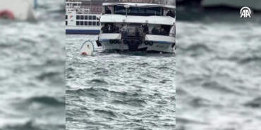 Vapur Balıkçı Teknesine Çarptı, Bir Kişi Denize Düştü