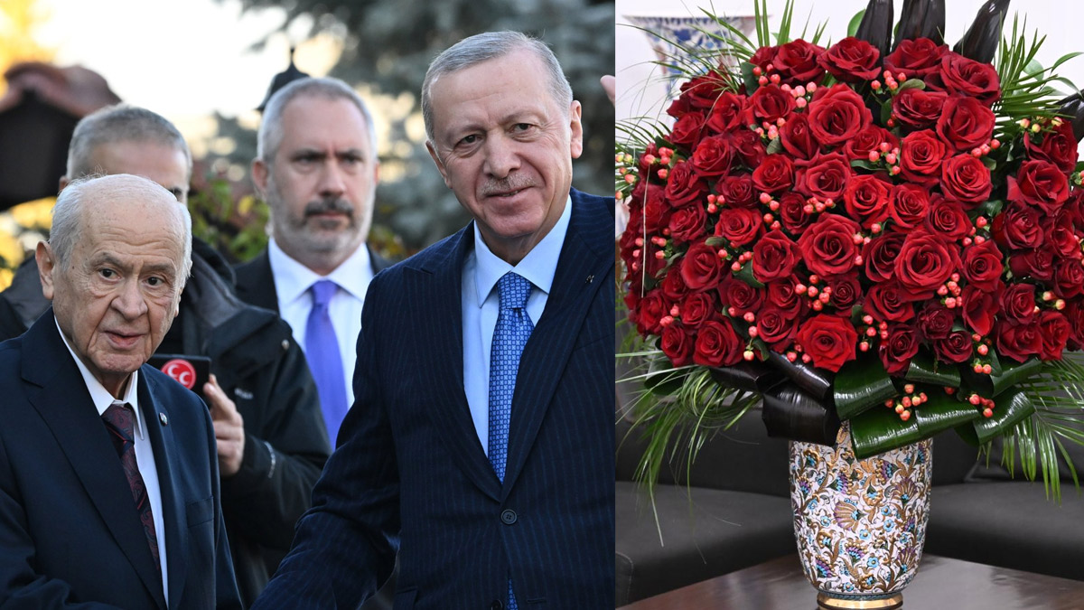 Bahçeli’den Erdoğan’a 72 gülle 72. yaş günü kutlaması