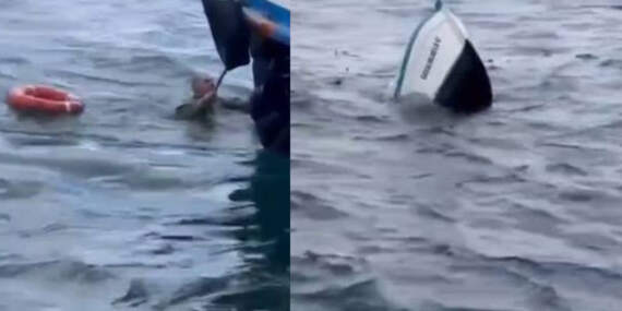 Karaköy’de yolcu vapuru tekneye çarptı, balıkçı ölümden döndü: O anlar kamerada