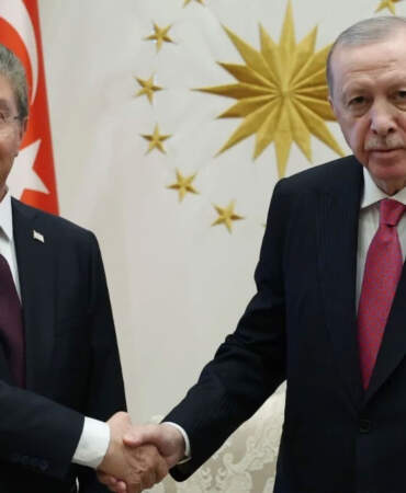 Erdoğan, KKTC Başbakanı Üstel ile görüştü