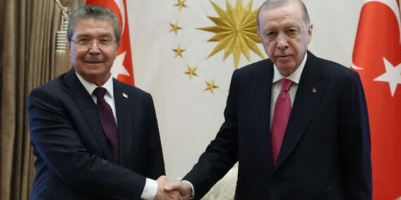 Erdoğan, KKTC Başbakanı Üstel ile görüştü