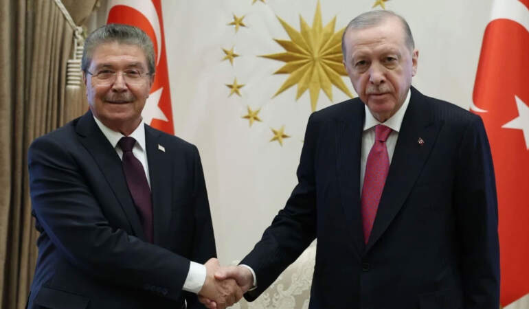 Erdoğan, KKTC Başbakanı Üstel ile görüştü