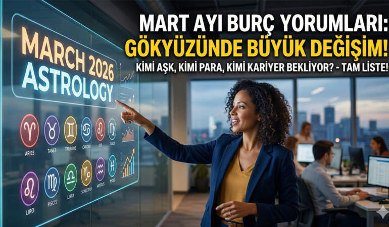 Gökyüzünde kartlar yeniden dağıtılıyor! Mart ayında hangi burç turnayı gözünden vuracak?