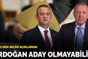 Özel’den seçim açıklaması: Erdoğan aday olmayabilir