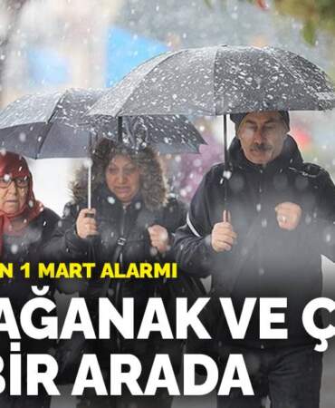 Meteoroloji’den 1 Mart alarmı: Kar, sağanak ve çığ riski bir arada