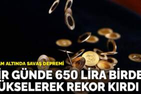 Gram altında savaş depremi: Bir günde 650 lira birden yükselerek rekor kırdı
