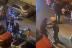 Üsküdar’da yol tartışması kavgaya dönüştü: O anlar kamerada