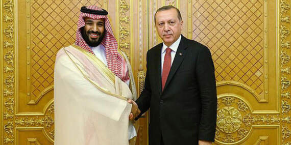 Cumhurbaşkanı Erdoğan, Prens Selman’la görüştü