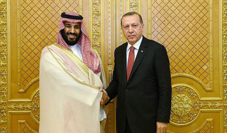 Cumhurbaşkanı Erdoğan, Prens Selman’la görüştü