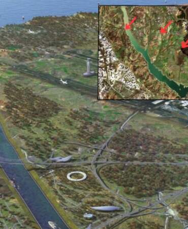 Uydu görüntüleri ortaya çıktı: Kanal İstanbul güzergahında bir yılda inanılmaz betonlaşma