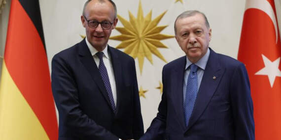 Cumhurbaşkanı Erdoğan, Almanya Başbakanı Merz ile görüştü