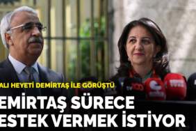 İmralı heyeti Demirtaş ile görüştü: Demirtaş sürece destek vermek istiyor