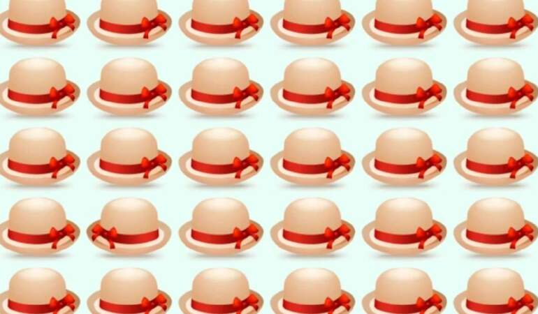 Dikkatinizi test edin: Bu şapka denizinde farklı olanı 6 saniyede seçebilen çok az!