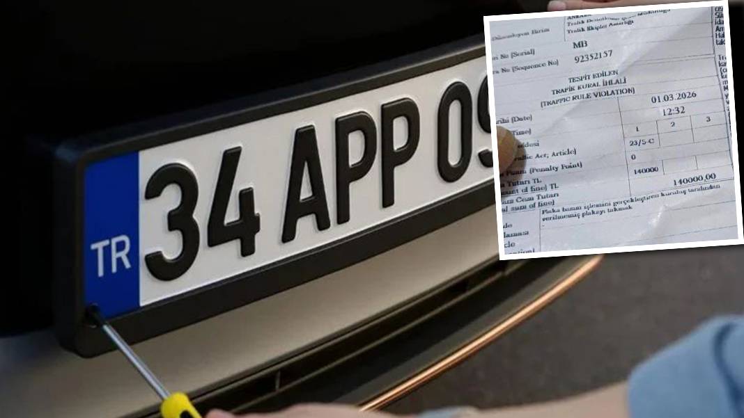Araç plakasını böyle takanlar yandı: Cezası 140 bin TL! ‘Hiç plaka takmamak daha ucuz’